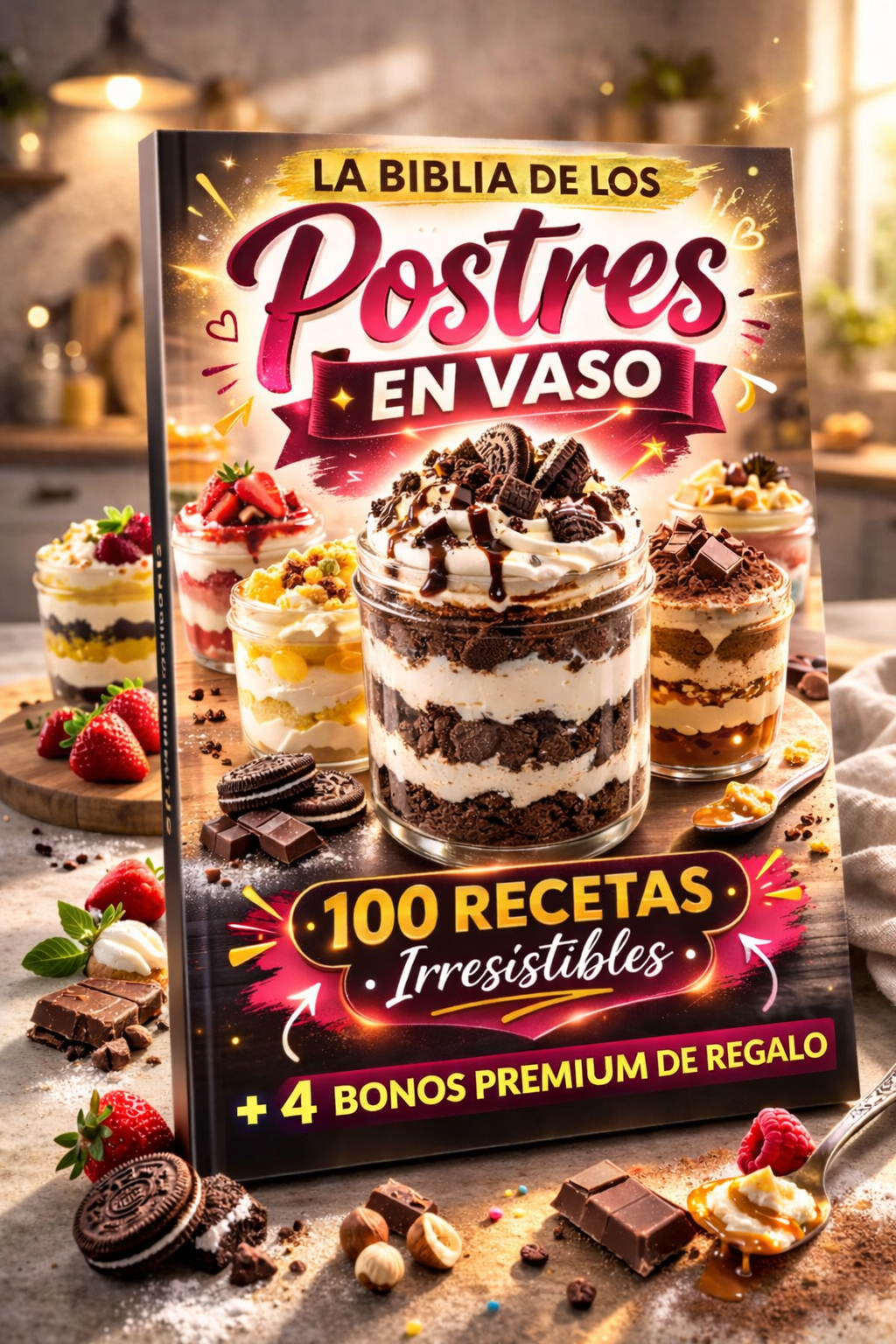 Emprende desde casa con la ayuda de "La biblia de los postres en vasos"